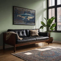 Shark Glides Through Weathered Seas