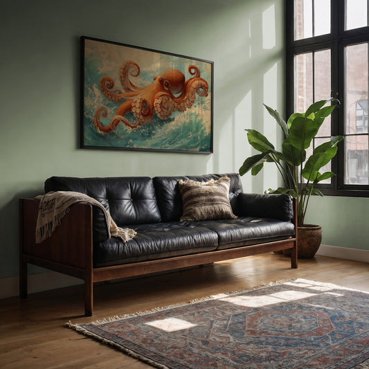 Copper Dancer Rides Turquoise Waves