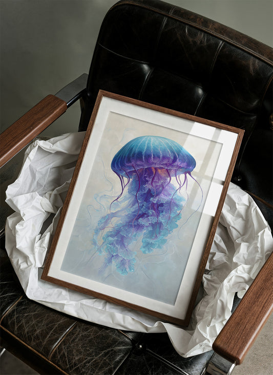 Ocean Depths In Violet Dance