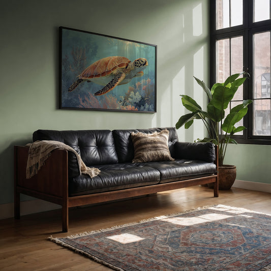 Ancient Voyager Through Turquoise Depths