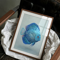 Azure Depths Meet Modern Calm