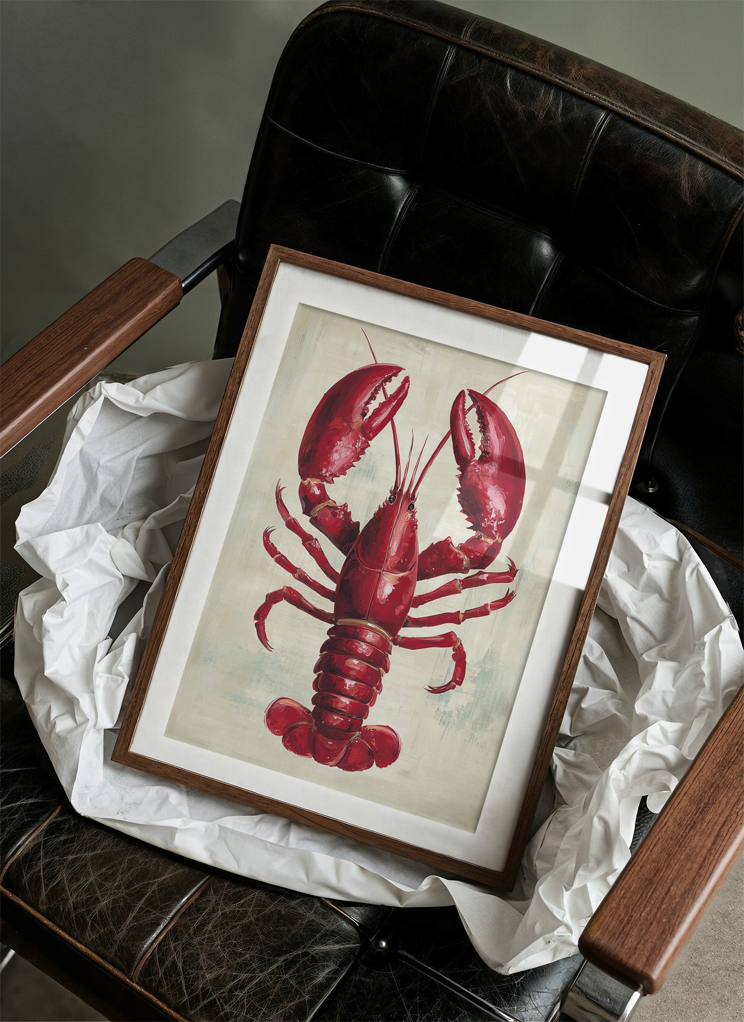 Crimson Catch From Maine Shores