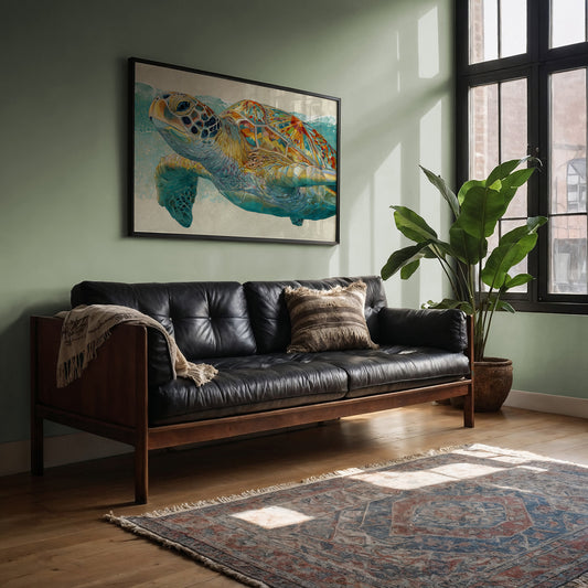 Ancient Voyager In Turquoise Depths