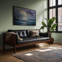 Light Breaks Through Ocean Storm