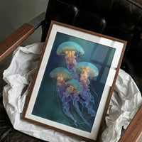 Ocean Ballet In Teal Depths