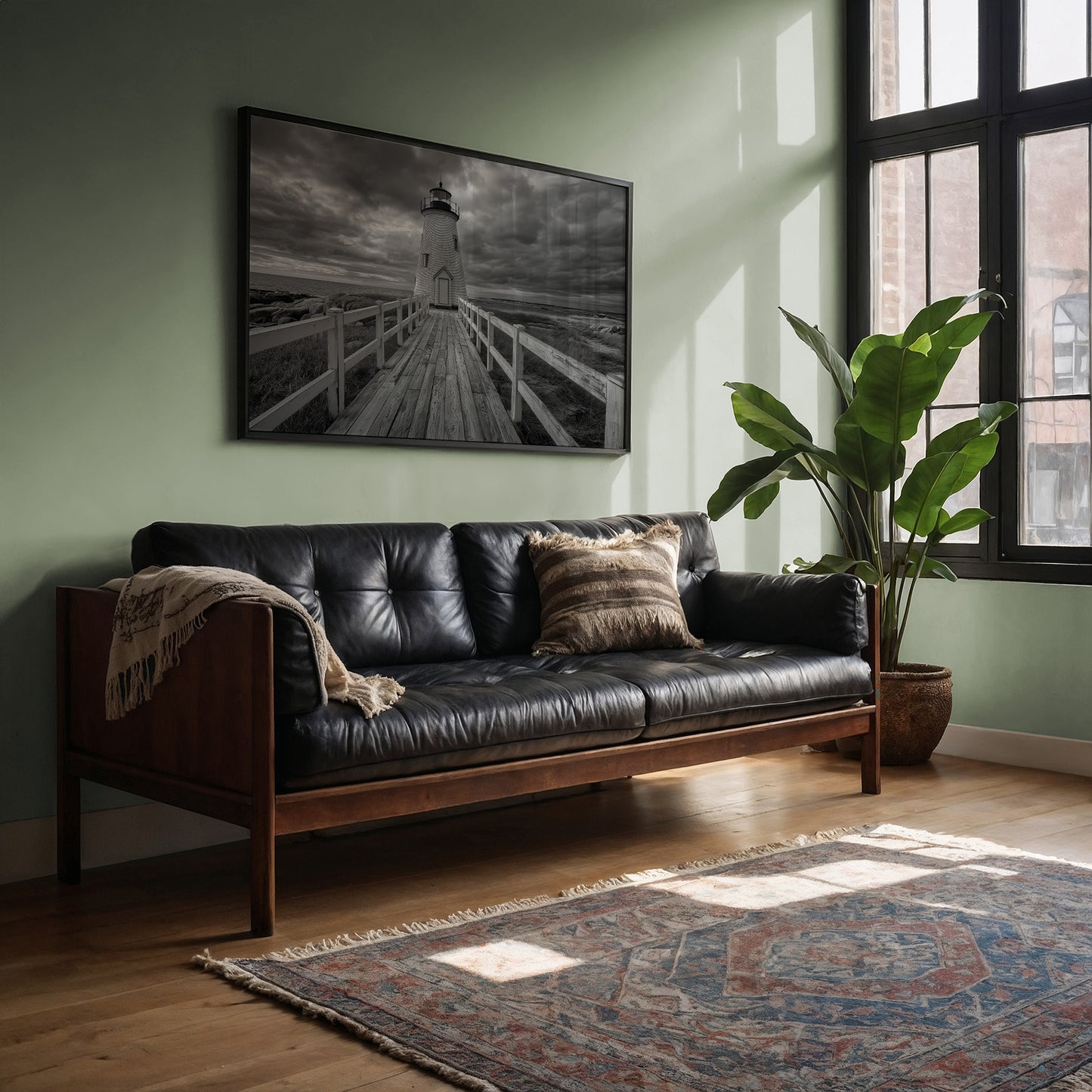 Wooden Path To Coastal Sentinel