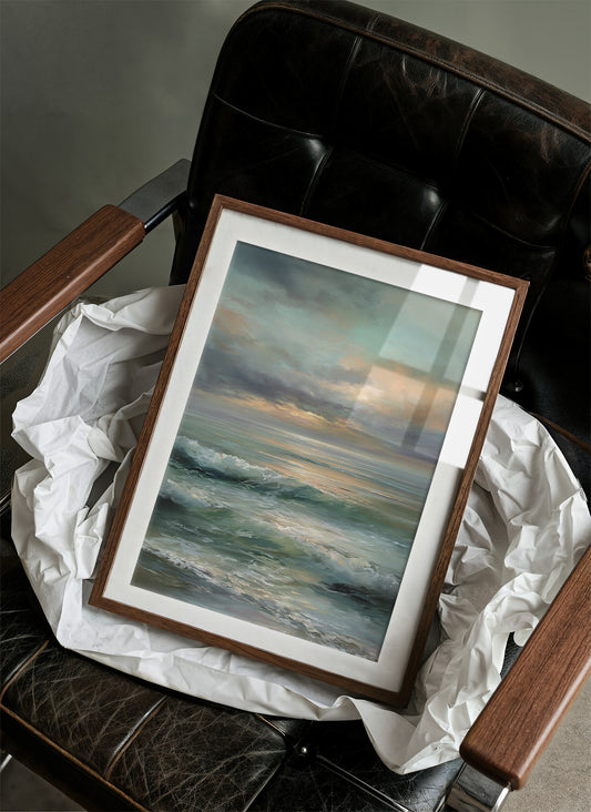 Seafoam Dances With Morning Light