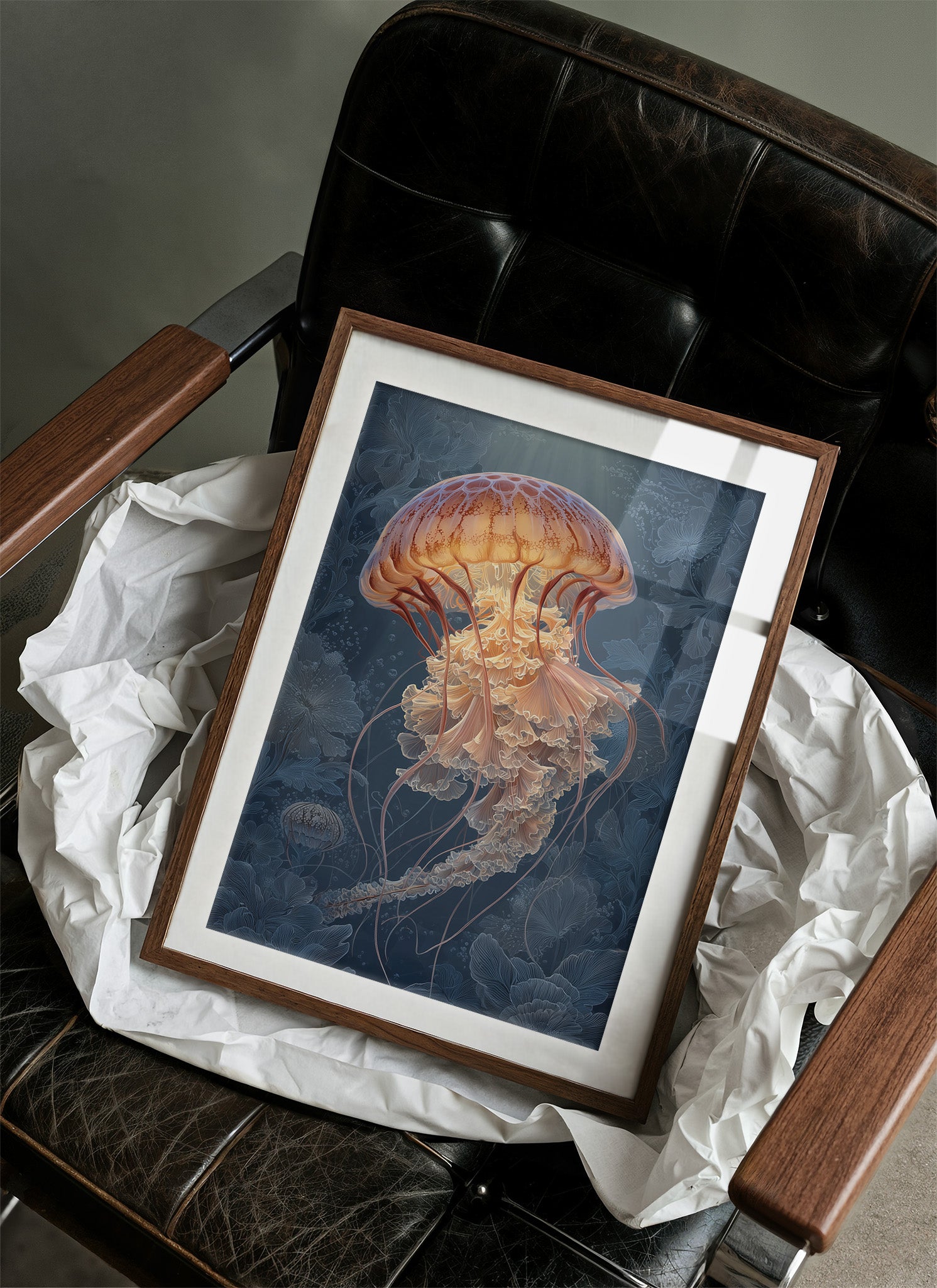 Luminous Dancer Of Ocean Depths