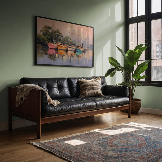 Harbor Dreams At Sunset Blush