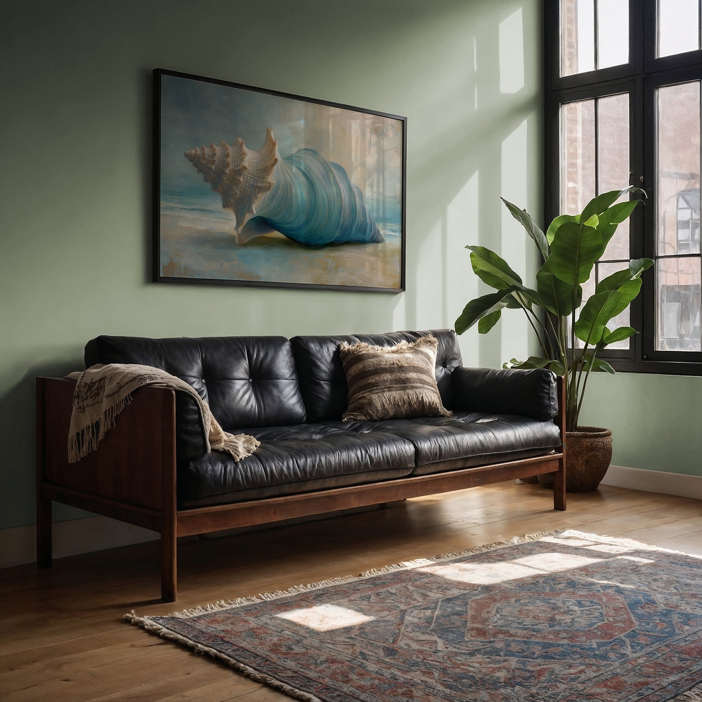 Ocean's Song In Azure Spiral