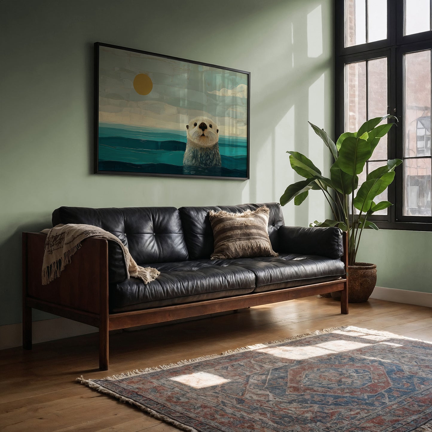 Sea Otter's Morning Curiosity