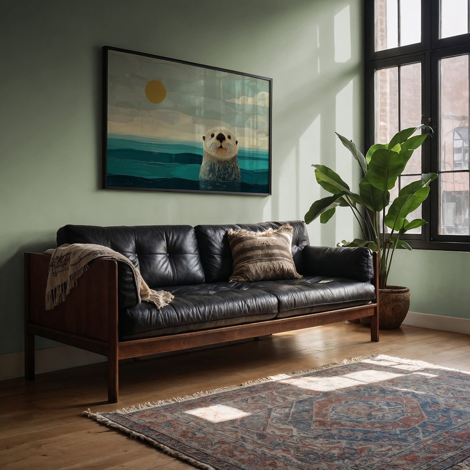 Sea Otter's Morning Curiosity