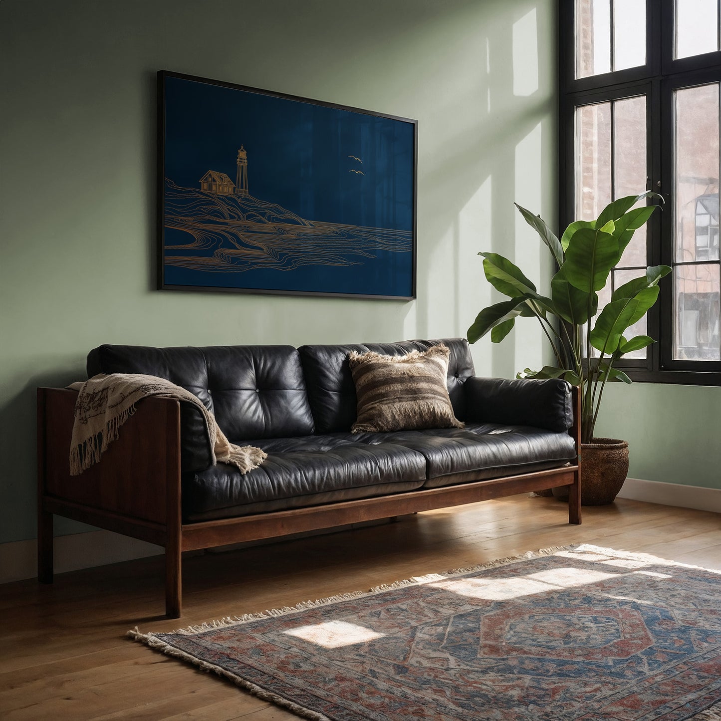 Coastal Beacon Awaits The Dawn