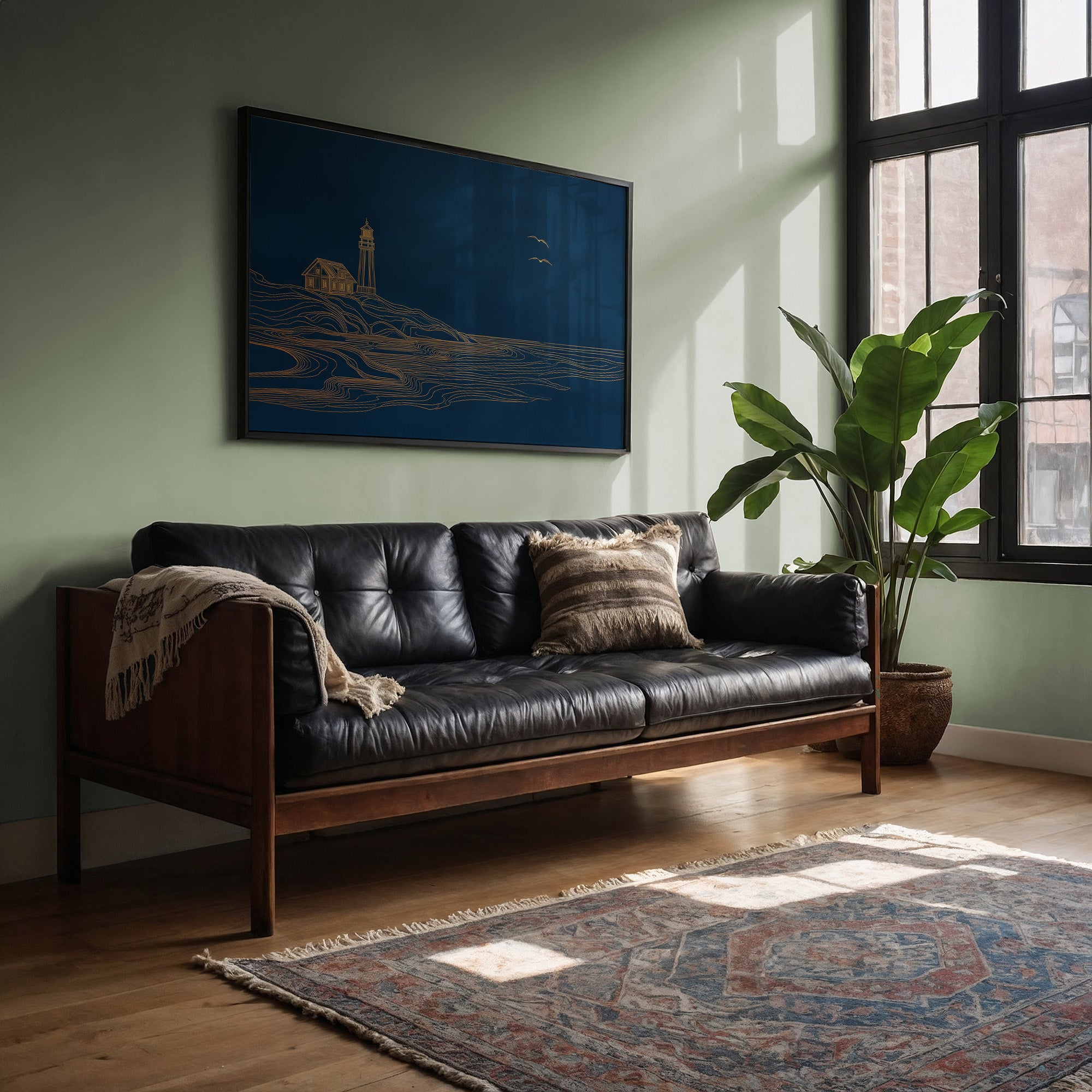 Coastal Beacon Awaits The Dawn