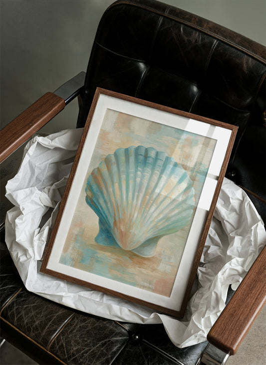 Coastal Memory In Aqua Tones