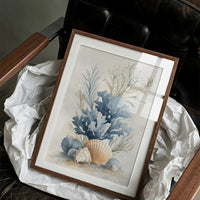 Coastal Memories In Muted Blue