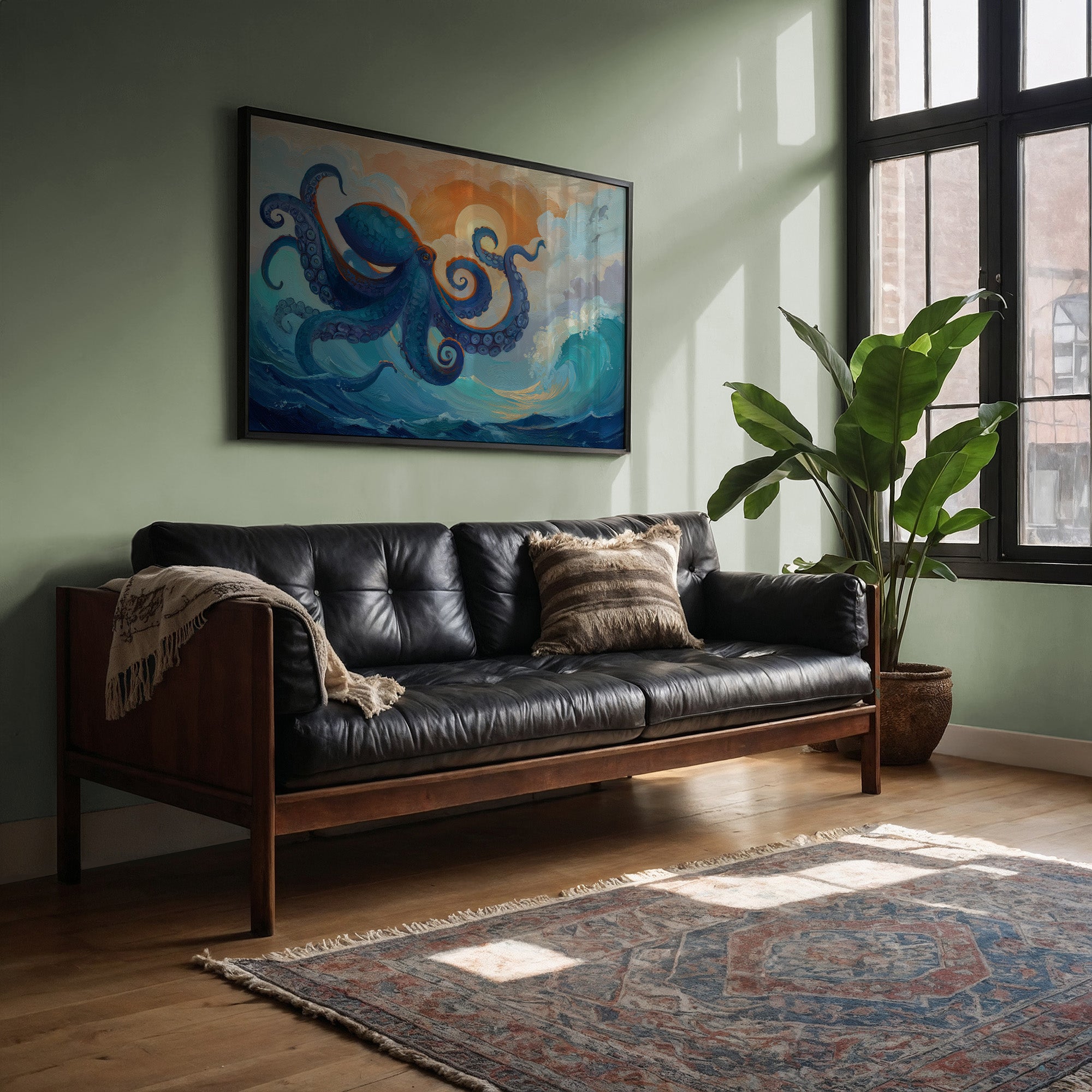 Ocean Dancer In Sunset Waves