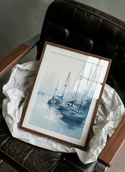 Harbor Mist On Quiet Waters