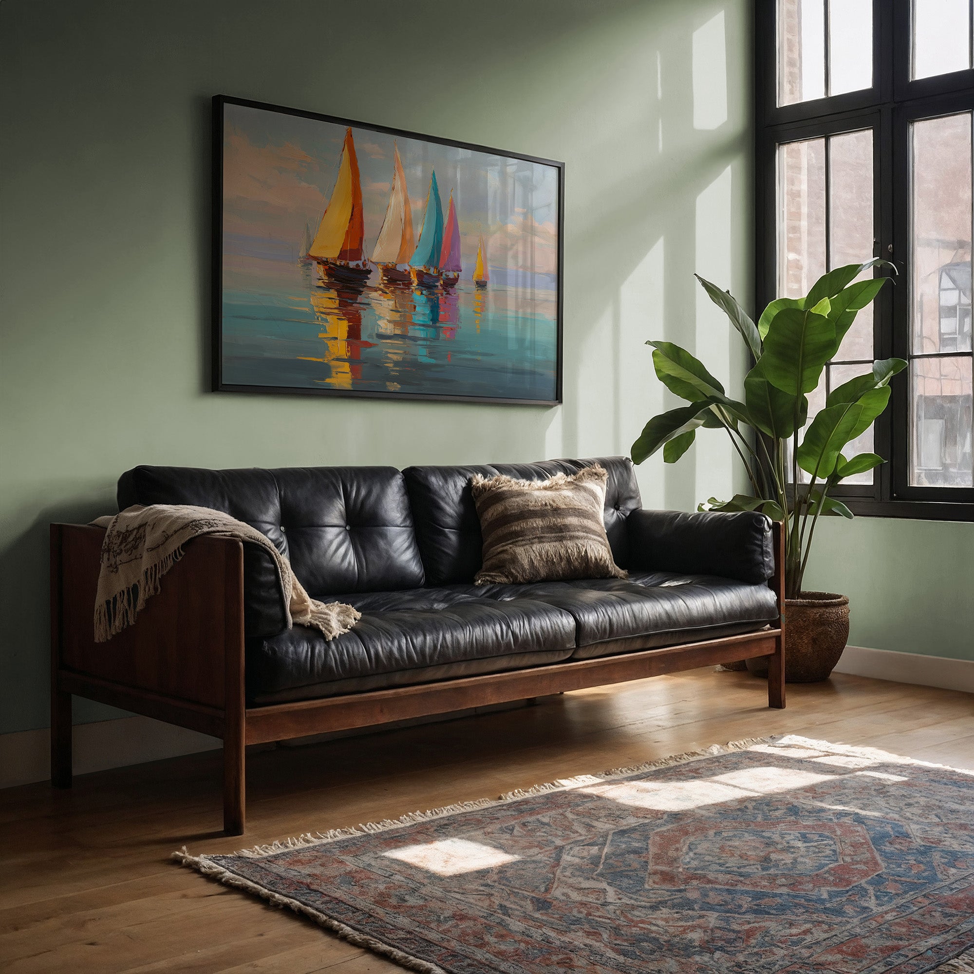 Sails Dance On Tranquil Waters