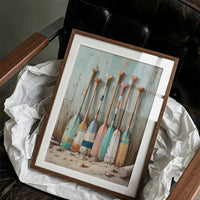 Pastel Oars Await Summer Adventures