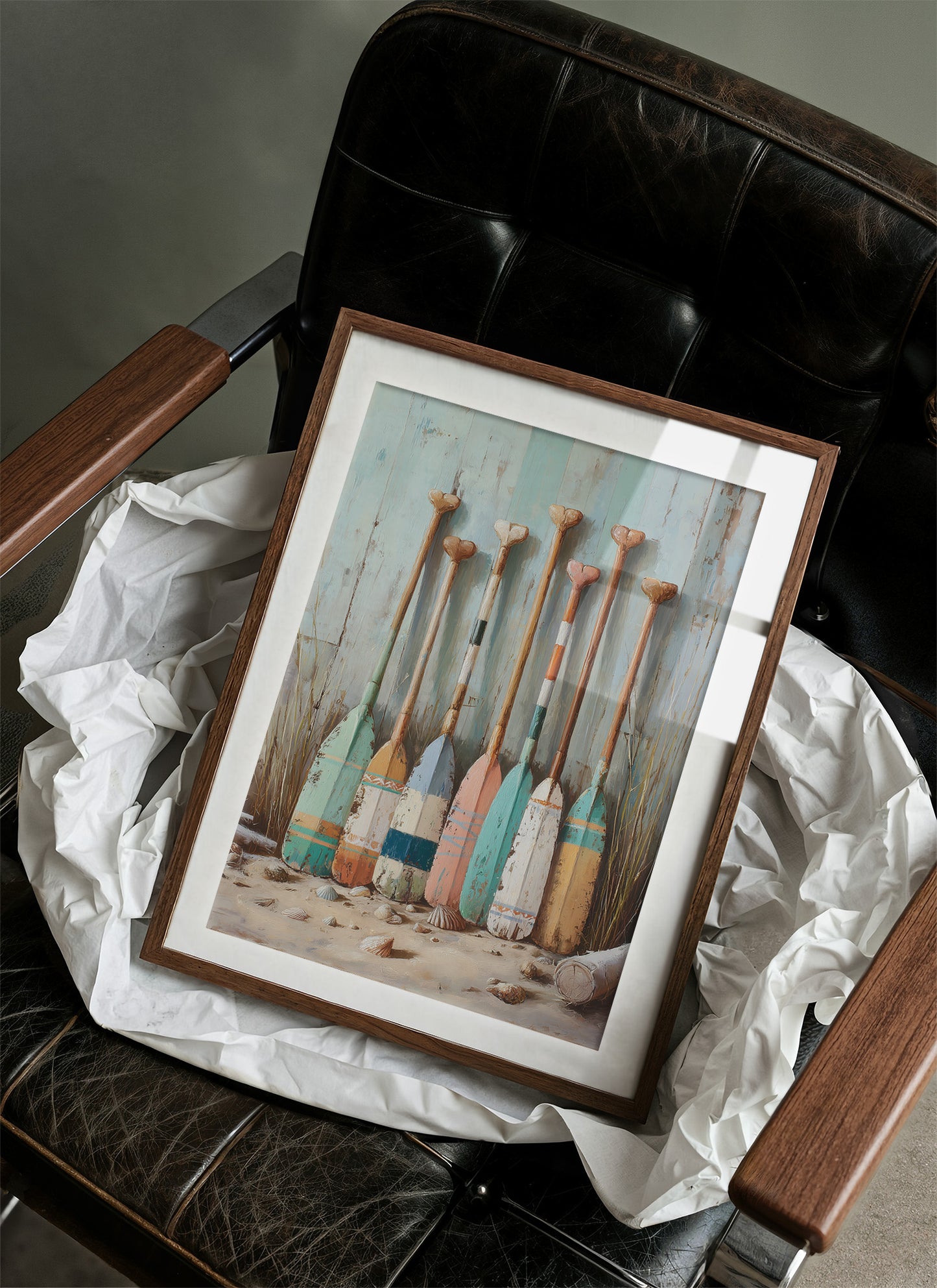 Pastel Oars Await Summer Adventures
