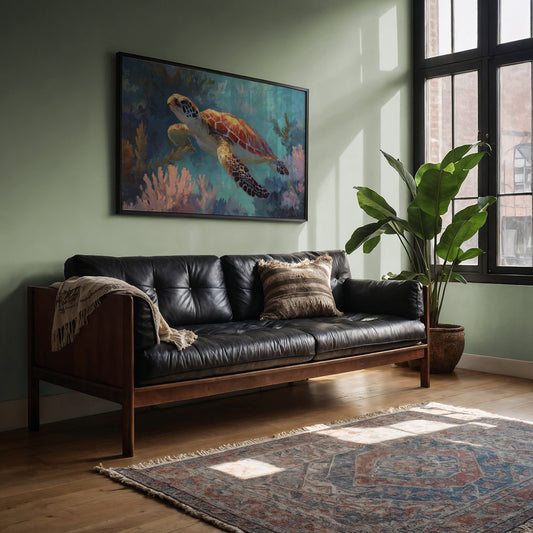 Ancient Voyager Through Turquoise Depths