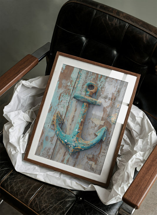 Weathered Anchor Tells Coastal Tales