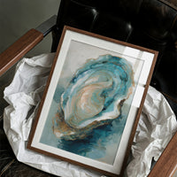Tidal Memories In Aqua Gold