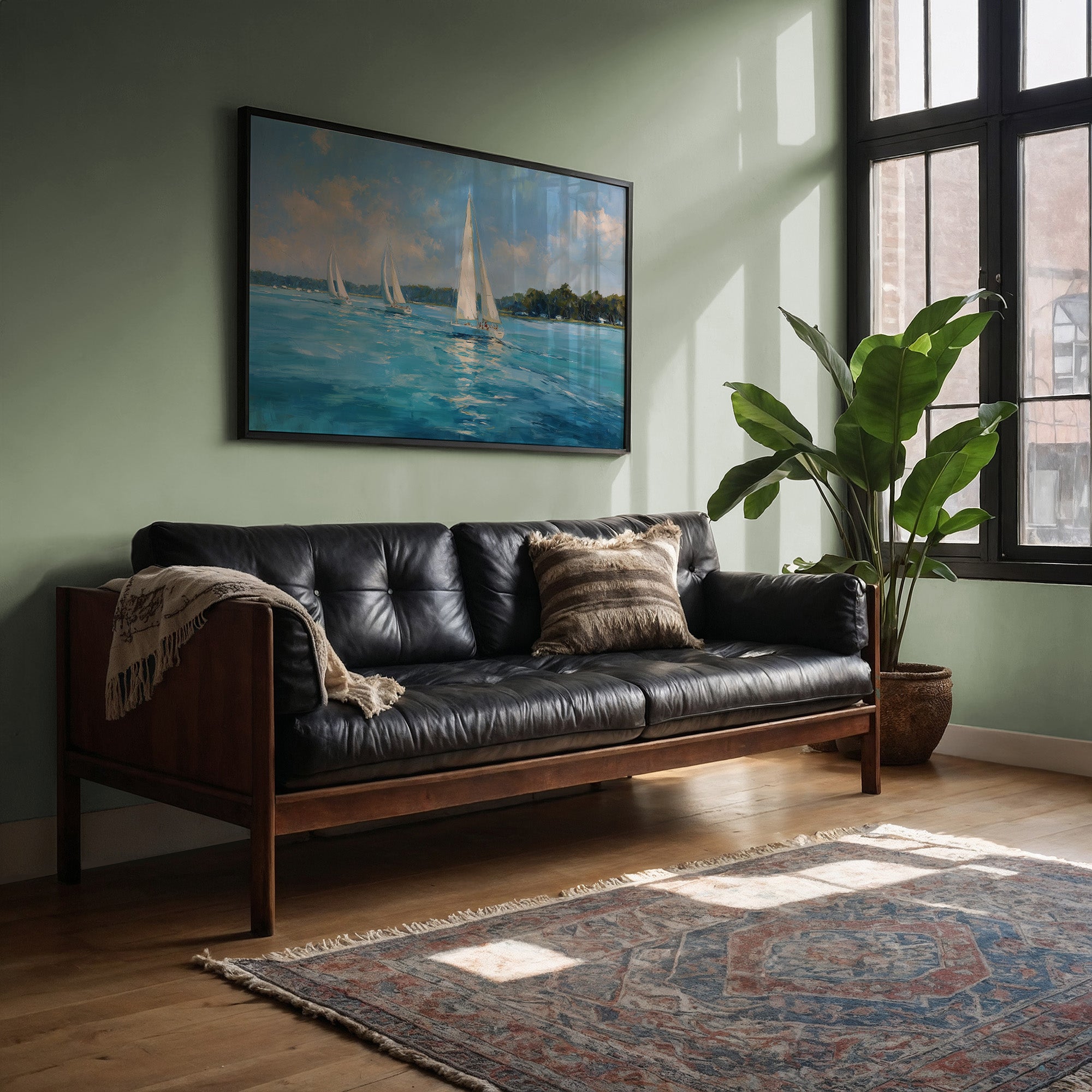 Sailing Through Azure Summer Skies