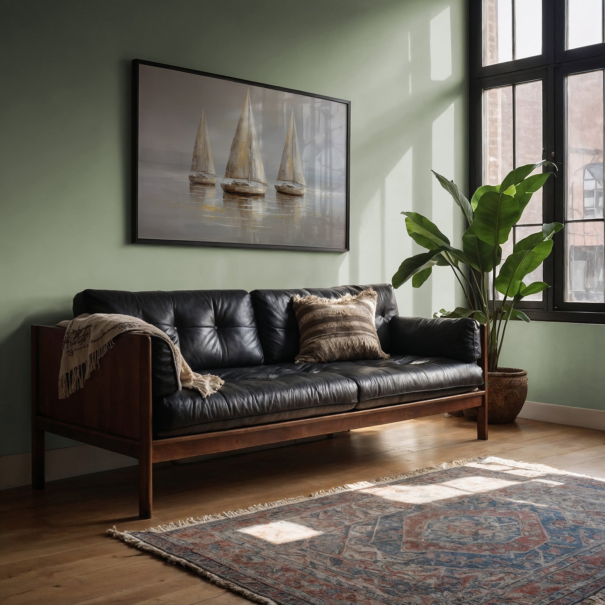 Sails Drift On Quiet Waters