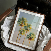 Palms Bathed In Coastal Light