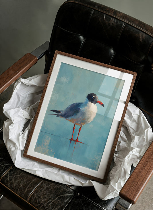 Coastal Bird On Turquoise Shores