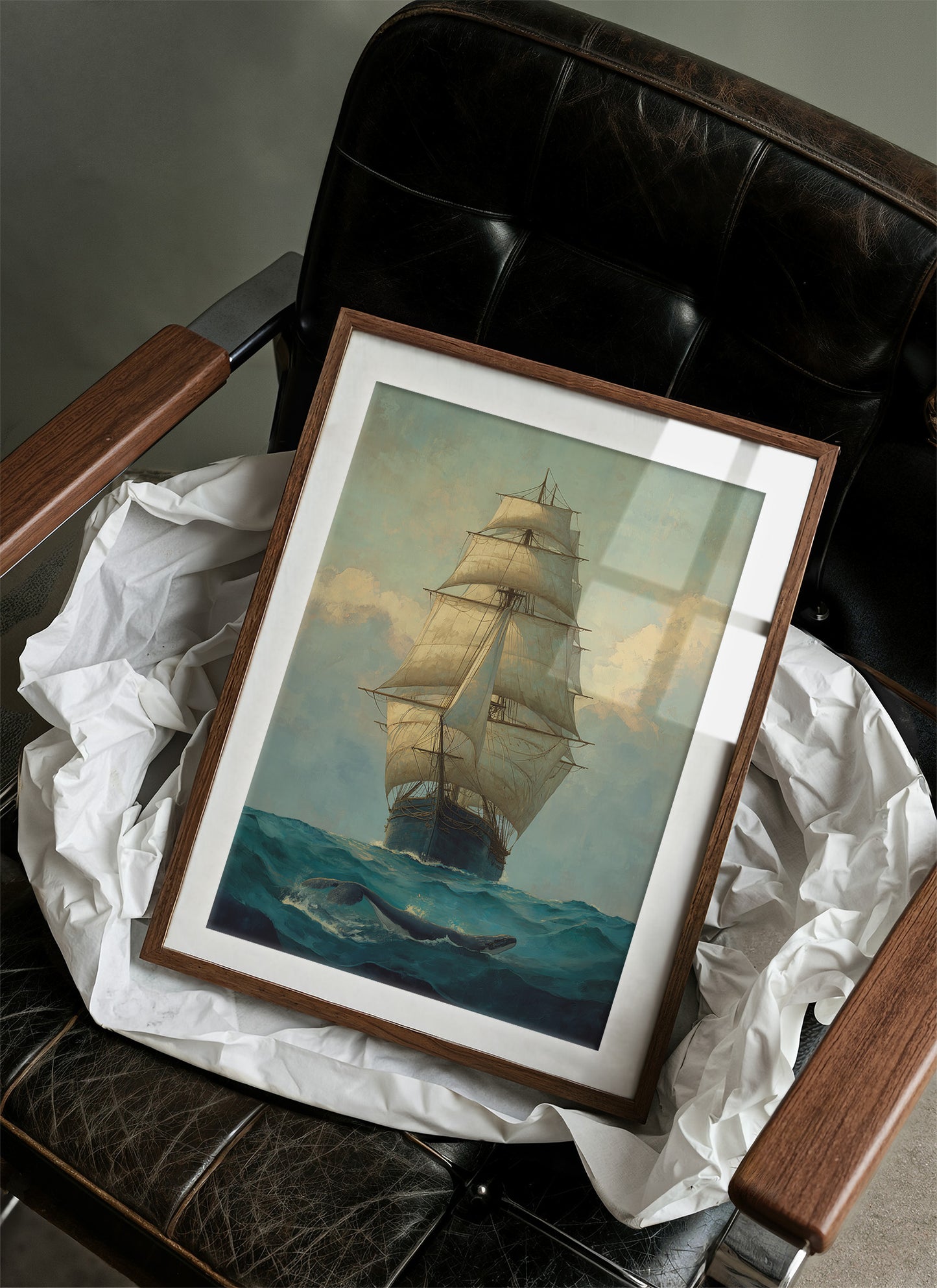 Tall Ship Meets Ocean Giant