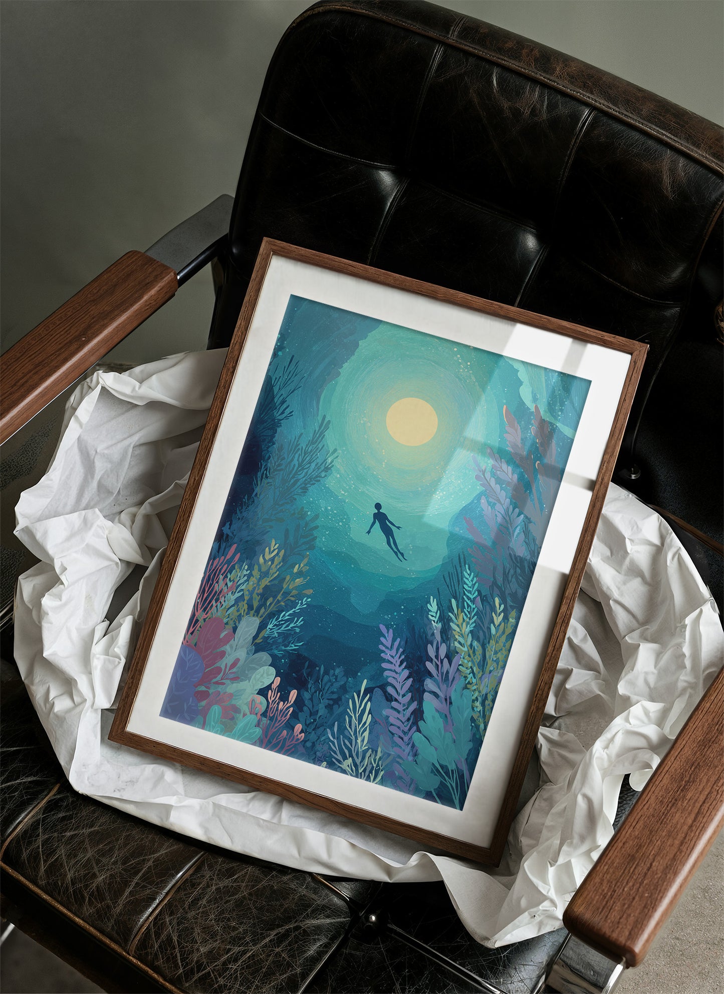 Moonlit Depths Beckon Silently