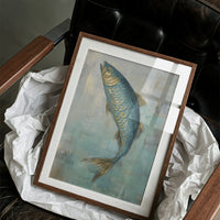 Teal Scales Catch Morning Light