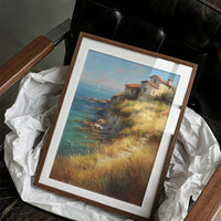 Mediterranean Cliffs Catch Summer Light