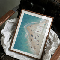 Tiny Figures Dance With Tides