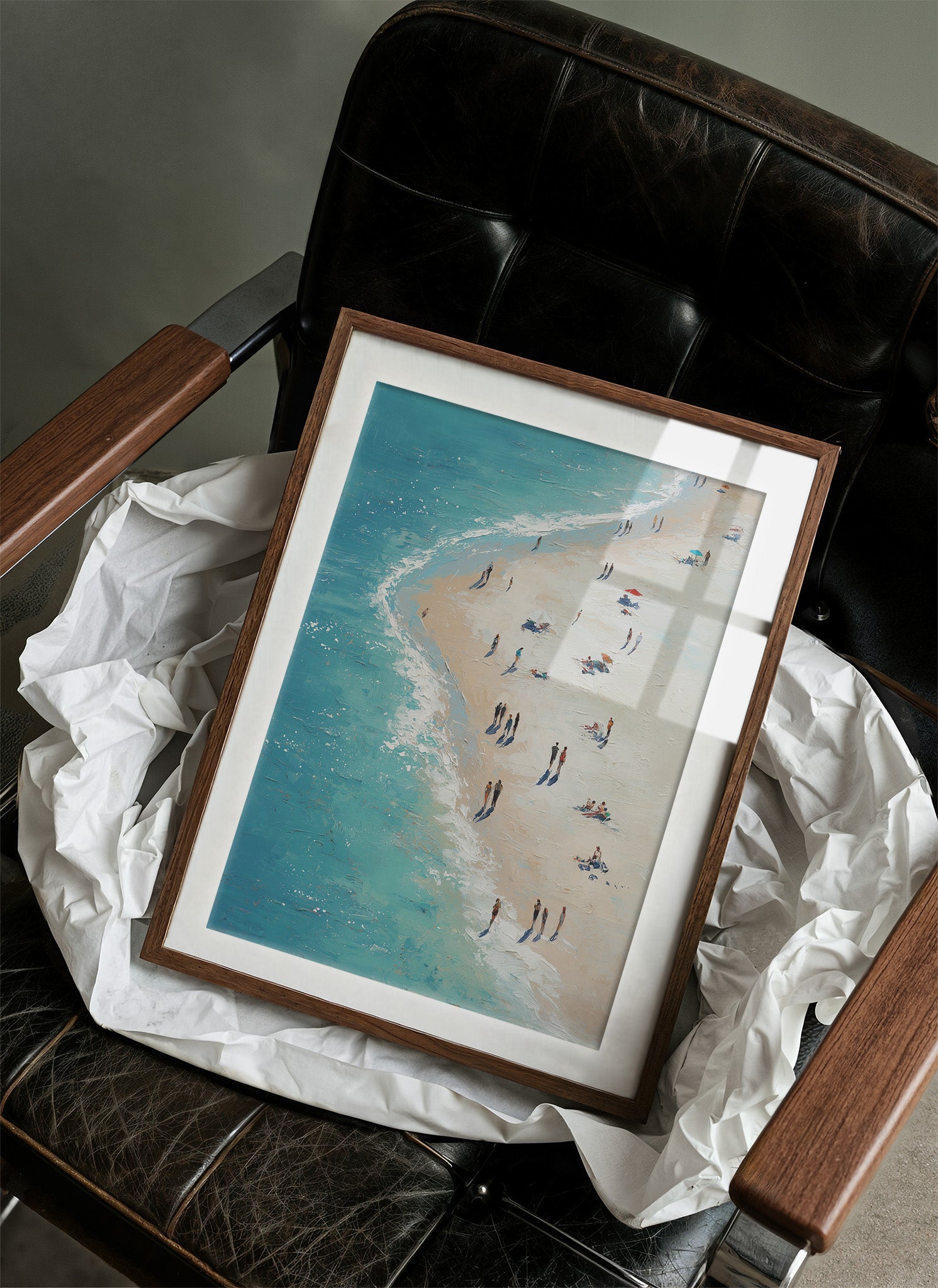 Tiny Figures Dance With Tides