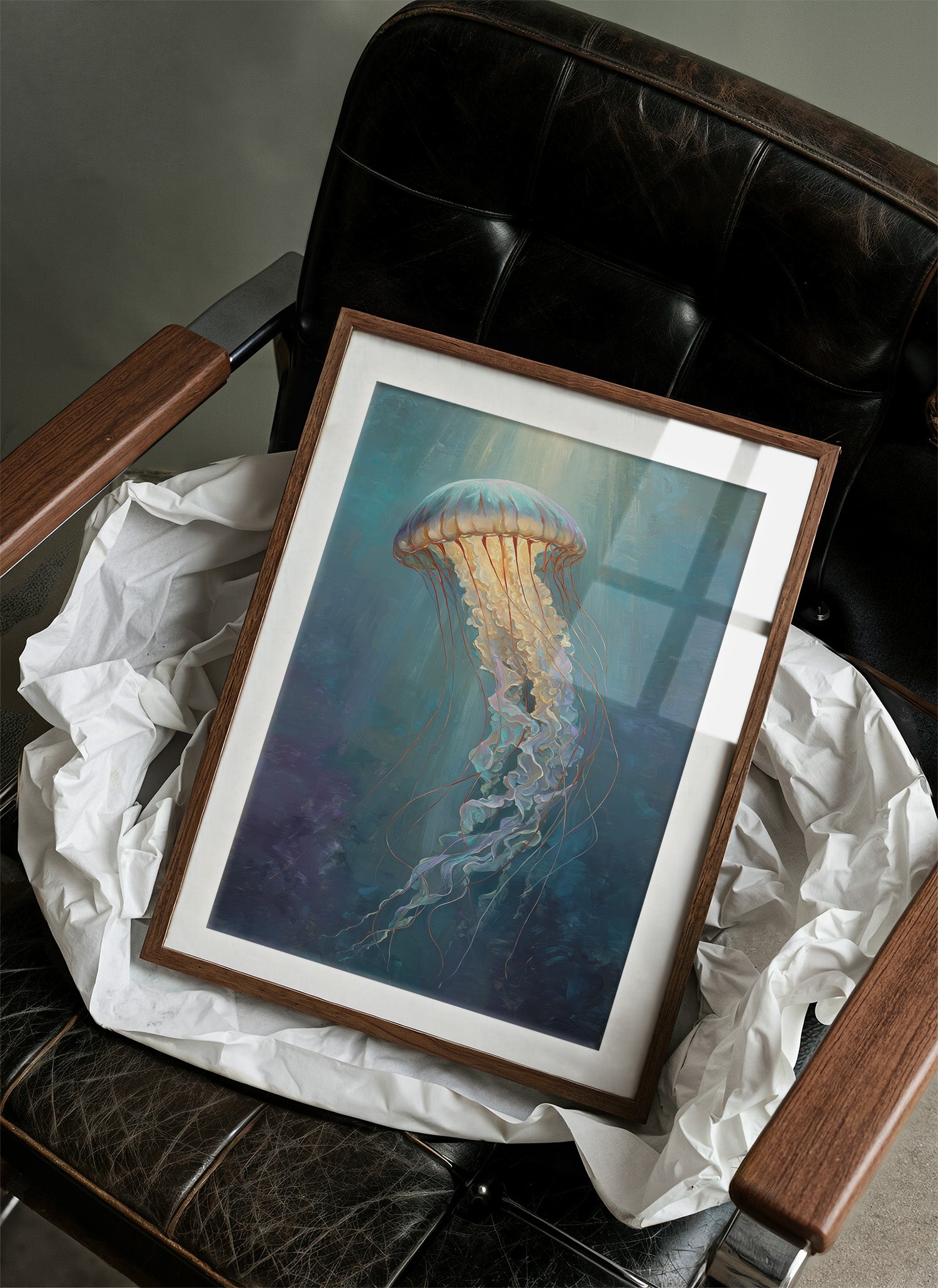 Luminous Dancer Of Ocean Depths