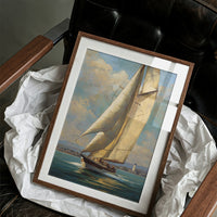 Sails Catch Afternoon's Golden Promise