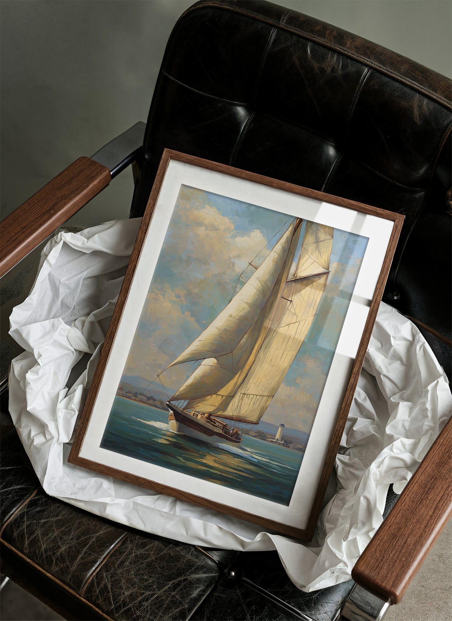 Sails Catch Afternoon's Golden Promise