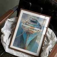 Azure Vessel Awaits The Tide