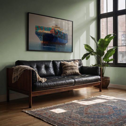 Cargo Giants Cross Quiet Waters