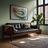 Tides Curl Within Pearl Shell