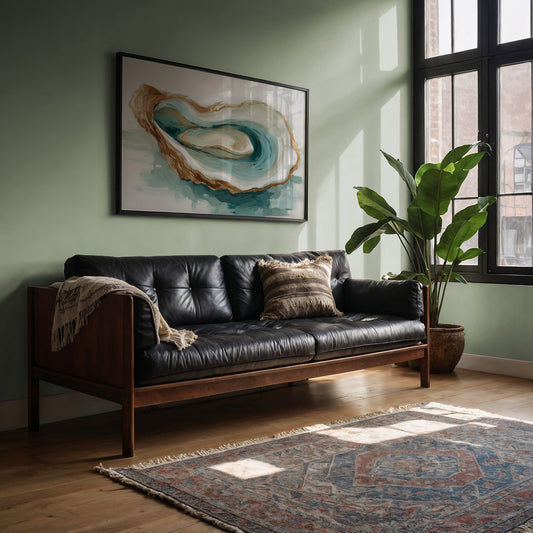 Tides Curl Within Pearl Shell