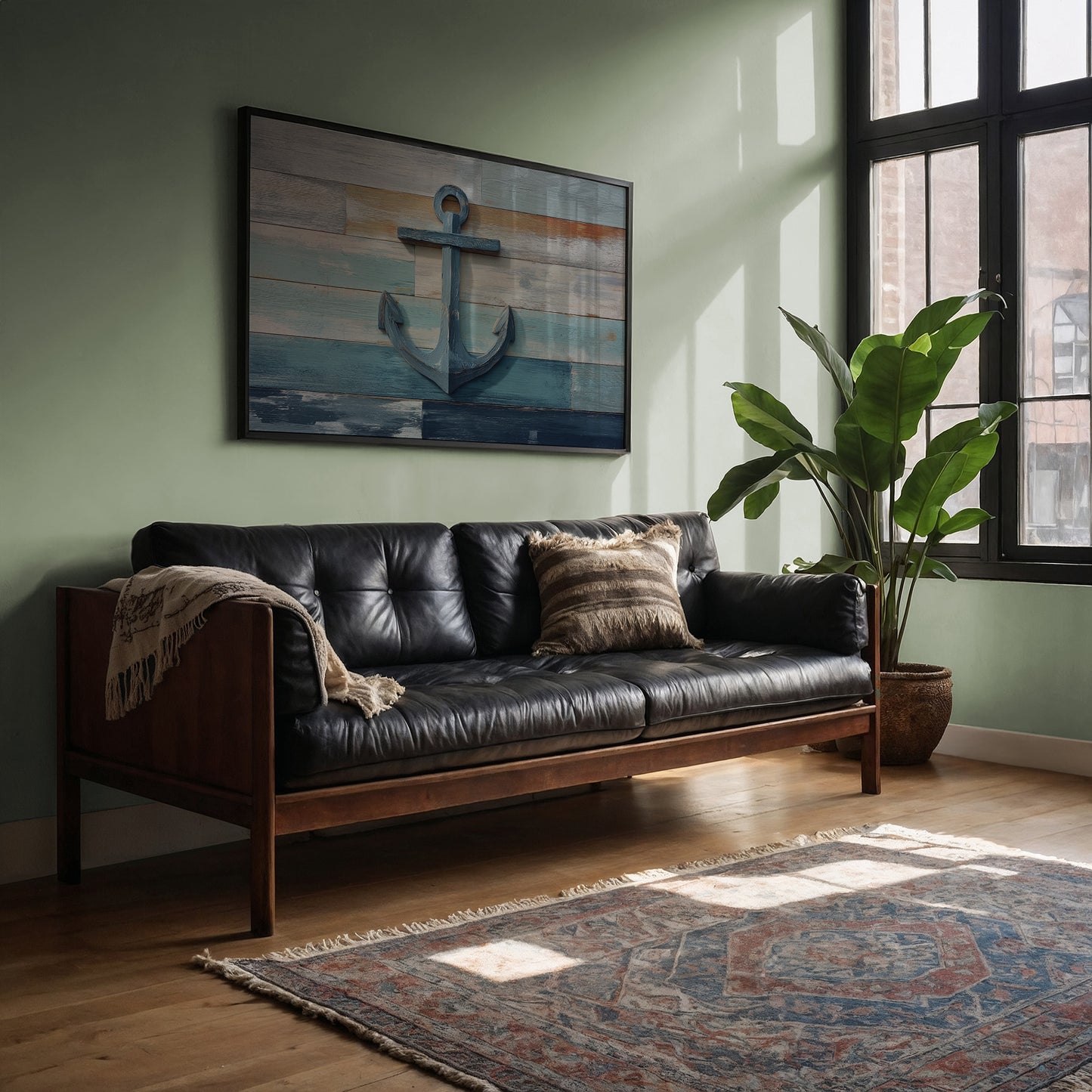 Weathered Anchor Finds Harbor Home