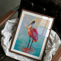 Coral Wader In Turquoise Shallows