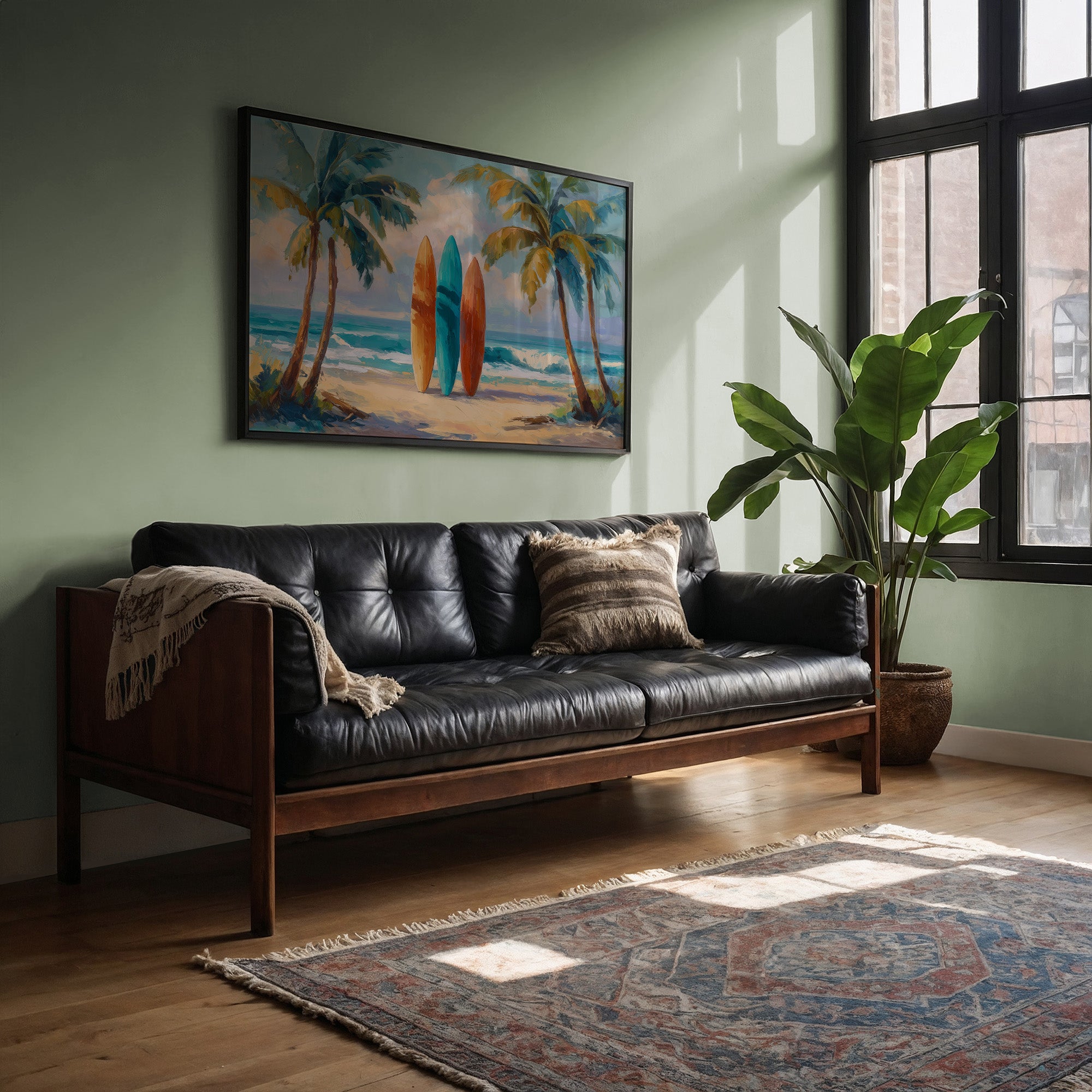 Surfboards Await Turquoise Tides