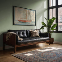 Crimson Sails On Tranquil Waters