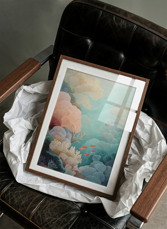 Coral Gardens Dance In Aqua